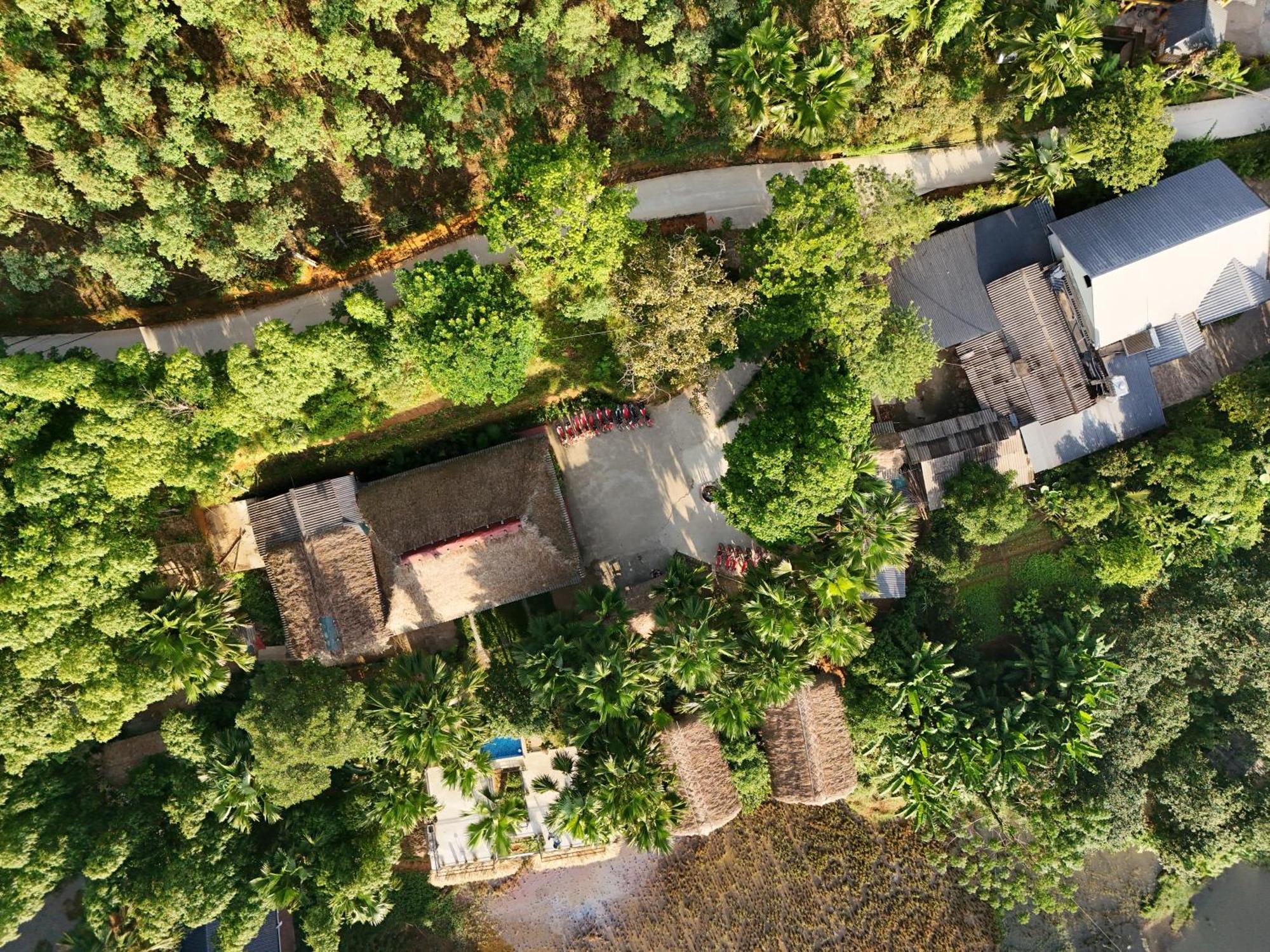 Vu Linh Palm House Homestay - Bungalow Yen Bai Exterior photo
